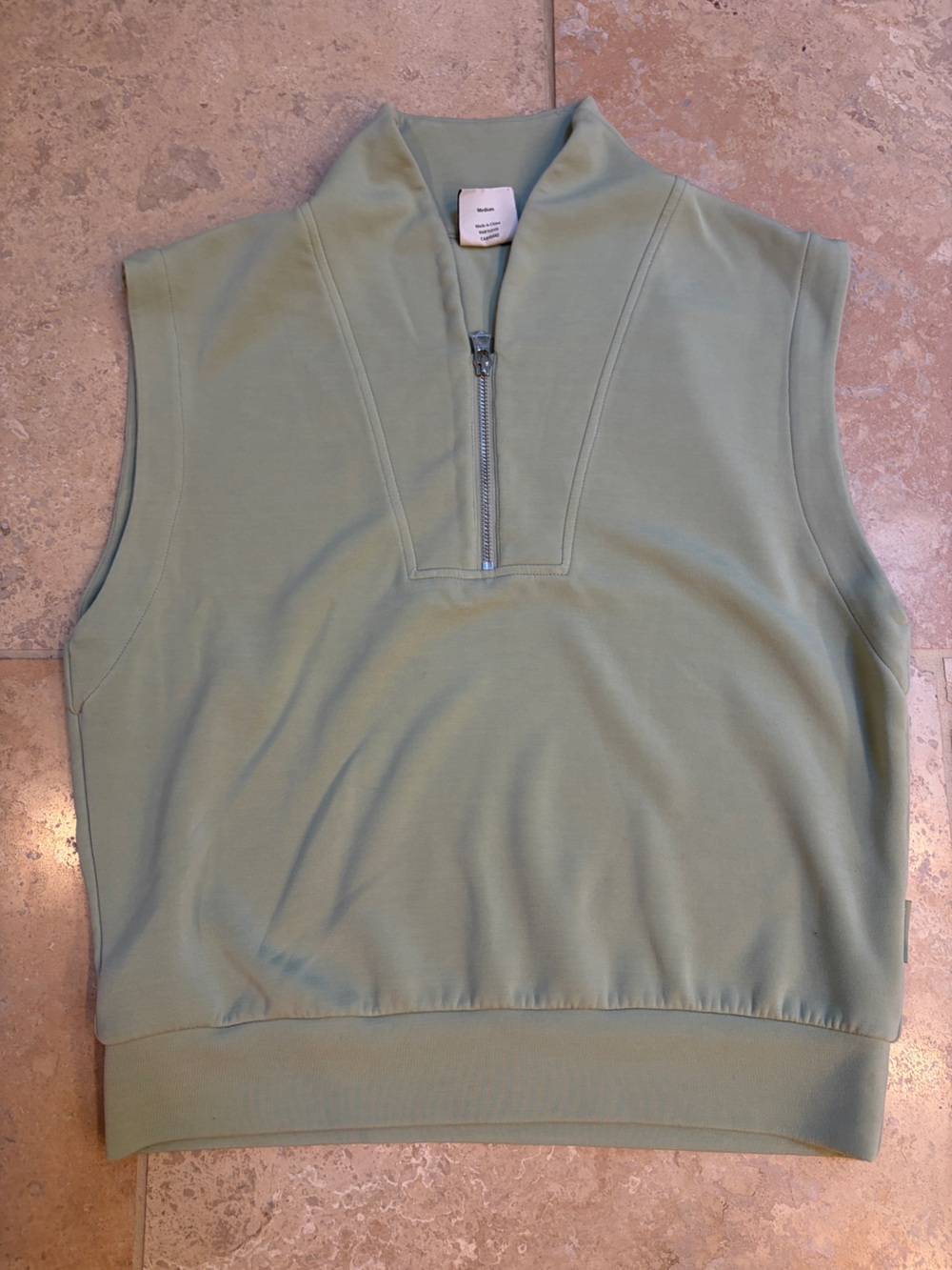 Varley Double soft Beau Sleeveless Half-Zip